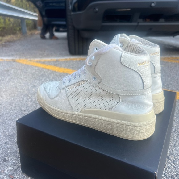 Saint Laurent women’s SL/24 high top sneakers size 40 - Picture 2 of 5